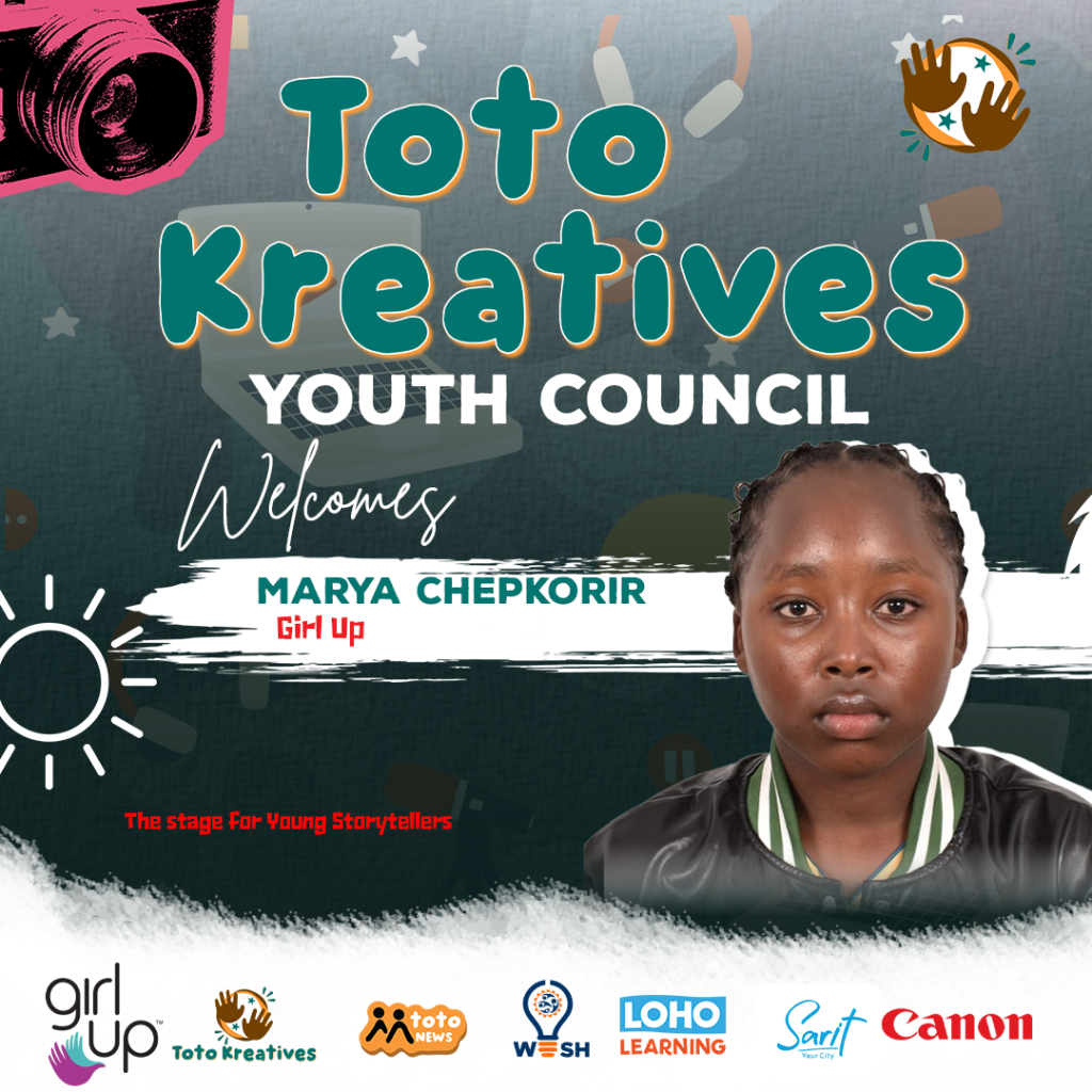 Marya Chepkorir from Girl Up Organisation